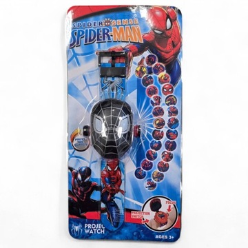 ЧАСЫ С ПРОЕКТОРОМ ДЛЯ МАЛЬЧИКА ЧЕЛОВЕК-ПАУК ПОКАЗЫВАЕТ 3D ИЗОБРАЖЕНИЯ ПРОЕКТОР