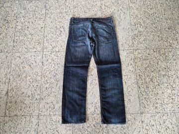 Tommy Hilfiger spodnie jeansy 33/32 czarne grafit pas 92cm