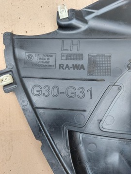 BMW 5 G30 / G31 KRYT SPODNÍ LEVÝ TROJŮHELNÍK