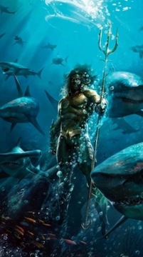 Haft diamentowy zestaw 5d akcesoria AQUAMAN DC Diamond Painting DIY mozaika