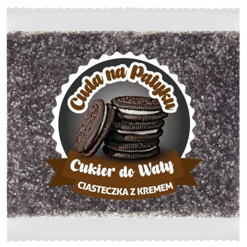 Cukier Do Waty Cukrowej Kolorowy do Maszyny Smakowy CIASTECZKA KREMOWE 100g