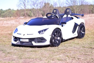 ЛИЦЕНЗИОННЫЙ LAMBORGHINI AVENTADOR SVJ ДЛЯ 2 ДЕТЕЙ, ФУНКЦИЯ ДРИФТА