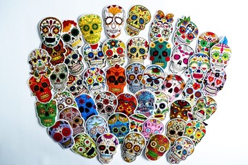 MIX NAKLEJEK STICKER BOMB NAKLEJKA 50 SZT CZASZKI