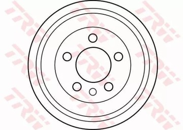 ТОРМОЗНОЙ БАРАБАН TRW AUDI A2 CORDOBA IBIZA FABIA PO