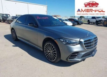 Mercedes Klasa S W223/V223 2023 Mercedes-Benz Klasa S 580 4Matic 2023 4.0 Benzyna 496KM