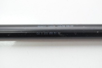 MERCEDES C180 CL203 2002 RHD ZADNÍ VÍKO KUFRU PLYNOVÁ PRAVÁ STRANA