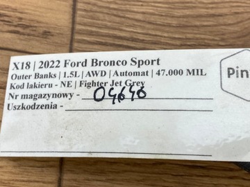 Водоразъём Ford Bronco Sport 2020+ Escape Kuga Mk3 США