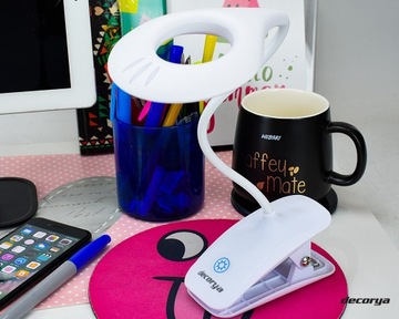 LAMPKA LED Z KLIPSEM DO CZYTANIA NA DOTYK