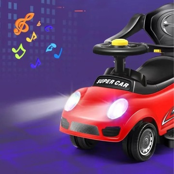 ПОЕЗДКА НА ПУШЕР-ХОДОКЕ 3в1 АВТОМОБИЛЬ БОЛЬШОЙ АВТОМОБИЛЬ СВЕТОДИОДНЫЙ АВТОМОБИЛЬ СО ЗВУКОМ