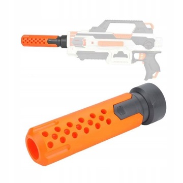 DŁUGI TŁUMIK LUFA PRZEDŁUŻENIE PISTOLETÓW WYRZUTNI DO HASBRO NERF MODULUS