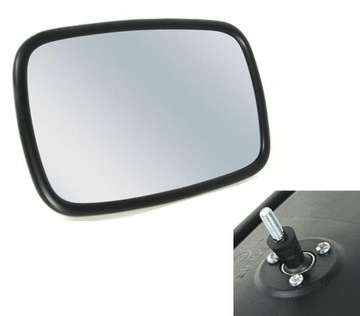 Lusterko ciągnikowe uniwersalne 232mm/145mm M8 ciągnik koparka ładowarka