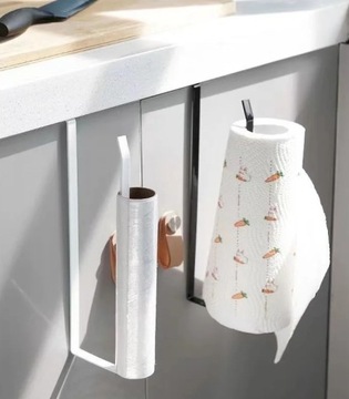 UCHWYT NA RĘCZNIK KUCHENNY PAPIEROWY RĘCZNIKI WIESZAK LOFT METALOWY V1