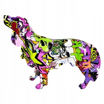 Figurka Multi Color Golden Retriever Fioletowa