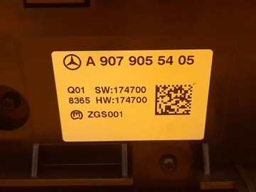 MERCEDES-BENZ SPRINTER W907 PANEL VENTILACE A9079055405