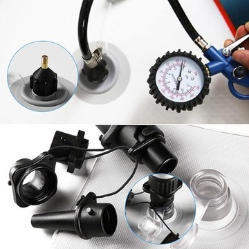 НАКОНЕЧНИК ПЕРЕХОДНИКА НАСОСА ДЛЯ НАДУВАНИЯ ПОНТО НА КЛАПАН С 4 НАСАДКАМИ