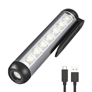 Зарядное устройство для фонарика Mini USB типа C XPE COB Pen Light