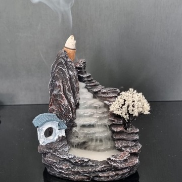 KOMINEK ZAPACHOWY BACKFLOW KADZIELNICA+12 kadzidła PALO SANTO