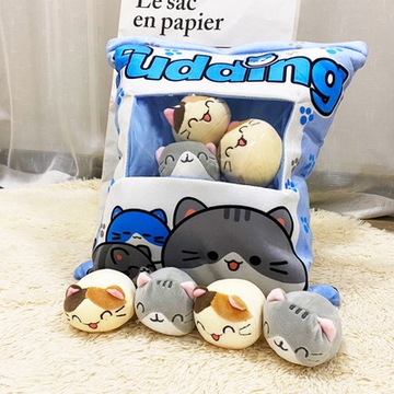 MASKOTKA KOTEK PUDDING PODUSZKA CREWMATE PLUSZ