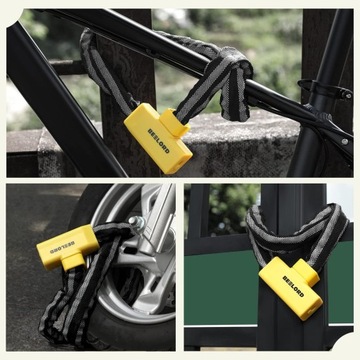 ВЕЛОСИПЕДНЫЙ ЗАМОК ВЕЛОСИПЕДНЫЙ ЗАМОК КЛЮЧ БЕЗОПАСНОСТИ ПРОЧНЫЙ КАБЕЛЬ