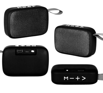GŁOŚNIK NA BLUETOOTH ZESTAW GŁOŚNOMÓWIĄCY BEZPRZEWODOWY RADIO USB microSD