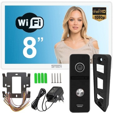 Wideodomofon 5tech Wi-Fi Verus PLUS 84207A Aplikacja Tuya Dotykowy EKRAN 8