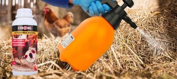 STRONG SPRAY ЖИДКОЕ СРЕДСТВО ОТ КУРИНЫХ КЛЕЩЕЙ STRONG 1л