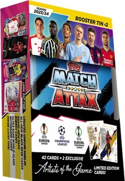 МИНИ-БАНКА №2 ФУТБОЛЬНЫЕ КАРТОЧКИ МАТЧ ATTAX ЛИГА ЧЕМПИОНОВ УЕФА 2024 ГОДА