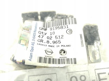 POJISTKA 80A OPEL ASTRA H VECTRA C 1.9 CDTI ASO