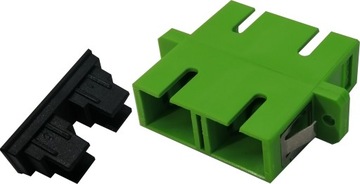 Adapter jednomodowy SM, SC/APC, duplex 1szt