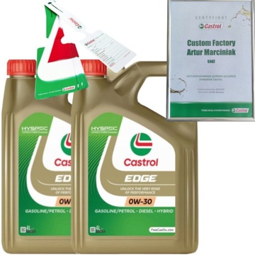 CASTROL EDGE 0W30 RN0700 / RN0710 BMW LL-04 MB 229.51 8L + ZAWIESZKA