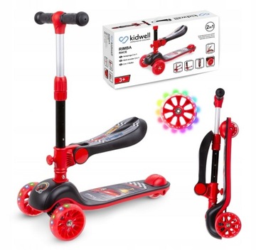 Hulajnoga balansowa 2w1 Kidwell RIMBA Jeździk LED