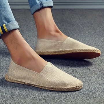 Męskie buty espadryle, codzienne buty wsuwane, wygodne buty do chodzenia