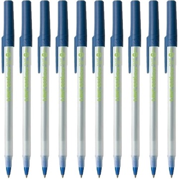 DŁUGOPIS ECO ROUND STIC NIEBIESKI 1MM BIC 10 SZT