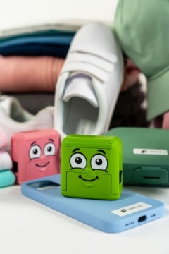 Набор штампов на одежду + скотч + этикетки для детской комнаты детского сада.