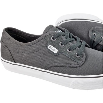 Ttrampki Męskie LEE Cooper buty ciemne szare materiałowe Tenisówki 2233M 44