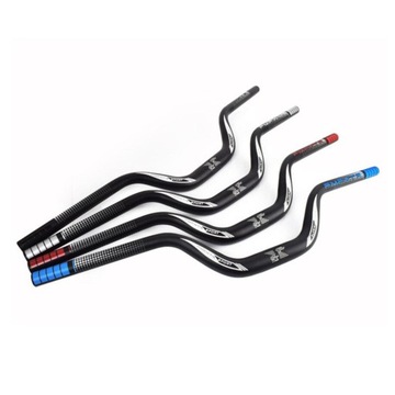 Lekka kierownica roweru górskiego MTB Down Hill DH Extra 780 mm argentatowa