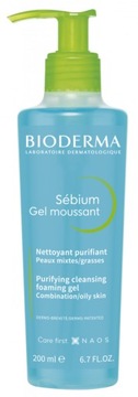 BIODERMA SEBIUM ŻEL DO MYCIA TWARZY SKÓRA TŁUSTA