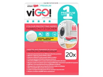 Chusteczki do prania chroniące kolor VIGO 20 szt.
