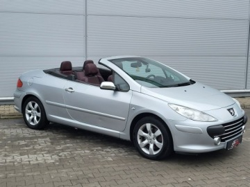 Peugeot 307 II Cabrio 2.0 HDi 16V FAP 136KM 2006 Peugeot 307 CC Skóra, Nawigacja, Komputer, zdjęcie 4