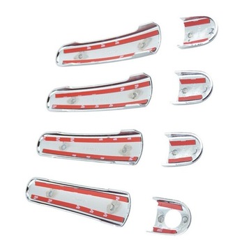 ХРОМИРОВАННЫЕ НАКЛАДКИ НА РУЧКИ SEAT LEON 2002-2007 гг.