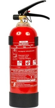 Gaśnica proszkowa 2kg ABC GAZ-TECH | Uniwersalna | Wysoka jakość