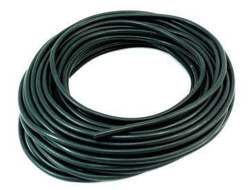 WĘŻYK CZARNY PRZEWÓD PE 7x4 mm na metry bieżące