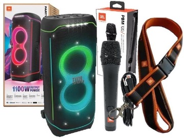 JBL PARTYBOX ULTIMATE NAJWIĘKSZY PRZENOŚNY GŁOŚNIK+ MIKROFON PRZEWODOWY JBL