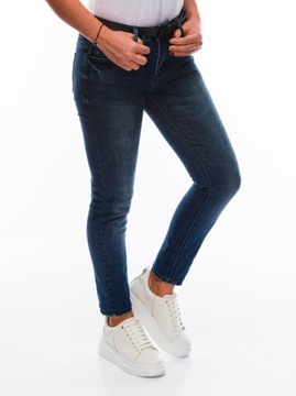 Spodnie damskie jeansowe PLR170 dark jeans 25 OUTLET edoti