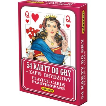 Karty do Gry Adamigo 54 elementy