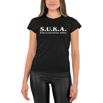 Koszulka SUKA S.U.K.A damska t-shirt M