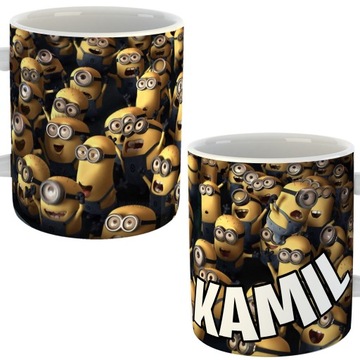 KUBEK MINIONKI MINIONS PREZENT IMIĘ RÓŻNE WZORY