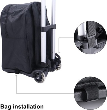 СКЛАДНАЯ ТЕЛЕЖКА ДЛЯ ТРАНСПОРТИРОВКИ + БИТАЯ СУМКА