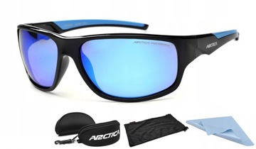 Okulary PRZECIWSŁONECZNE SPORTOWE ARCTICA S-256 POLARYZACYJNE REVO + ETUI