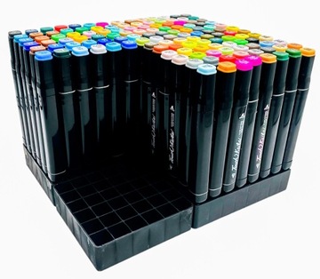 MARKERY ALKOHOLOWE FLAMASTRY ZESTAW 168 TORBA PRO